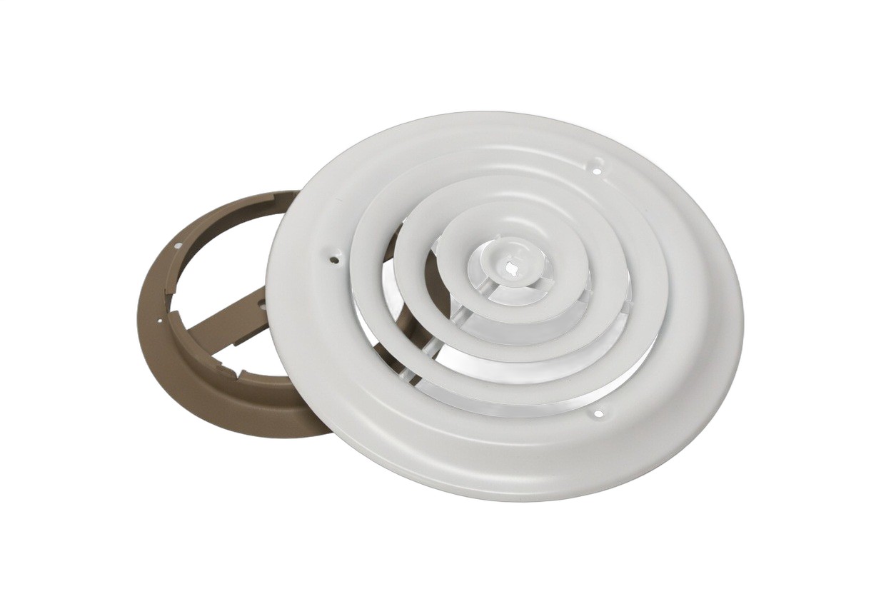 Round Steel Step-Down Diffuser